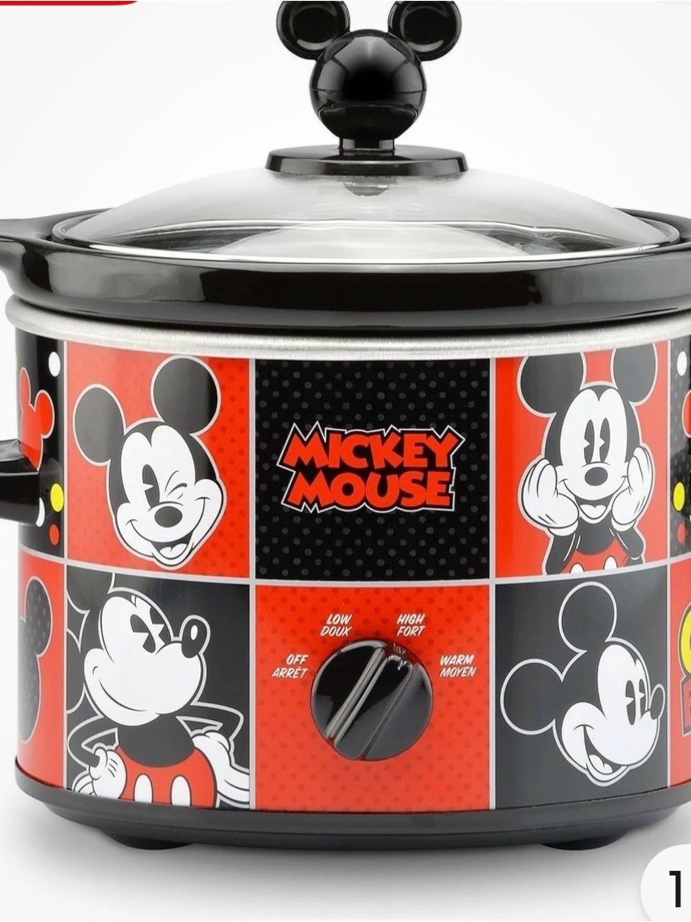 New Mickey 2 quart slow cooker